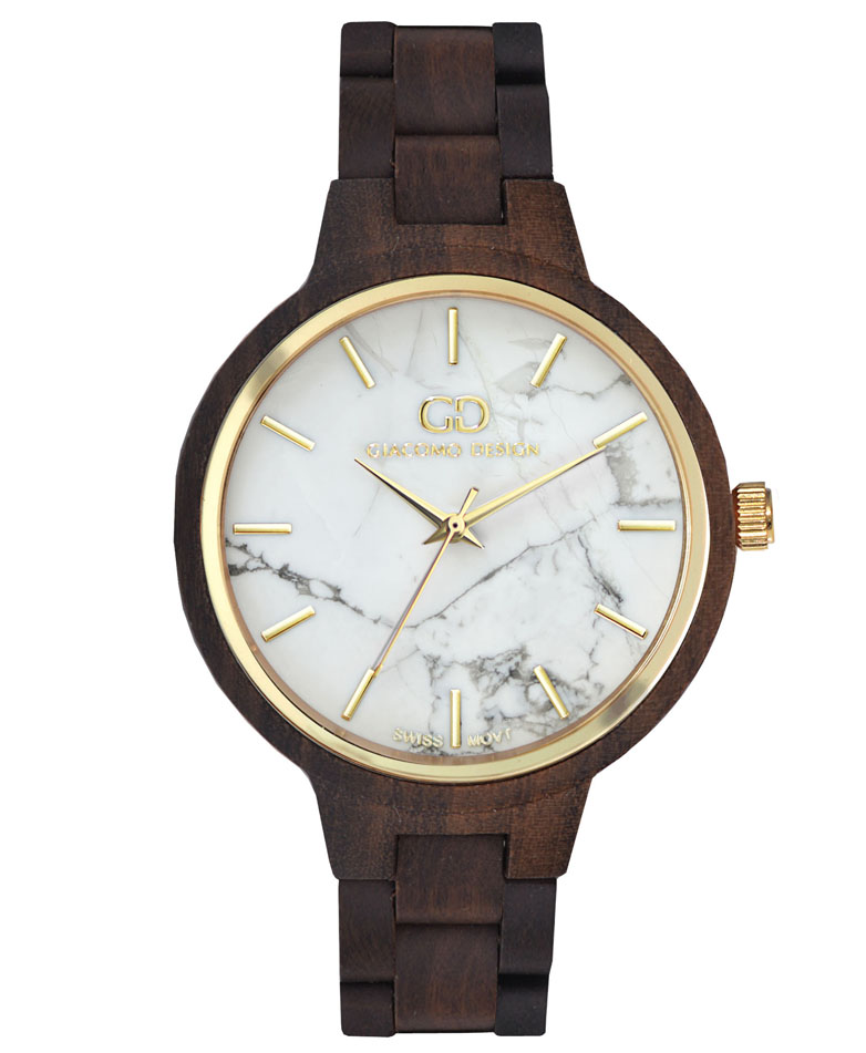 Drewniany zegarek damski Giacomo Design GD18001